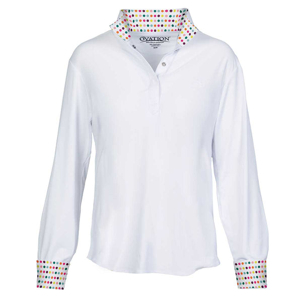 Ovation Kids Ellie Tech Girls Show Shirt - Confetti
